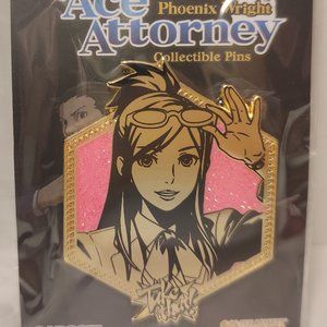 Ace Attorney Phoenix Wright Ema Skye Golden Series Pin